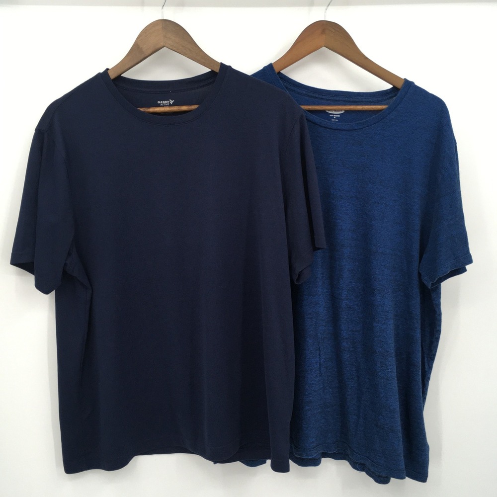 Old Navy Soft-Washed Active T-Shirt‎ Bundle Mens XL Blue Casual Everyday Basics
